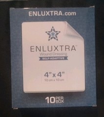 ENLUXTRA Self-Adaptive Wound Dressing 4x4in AWDS-1010 10pcs