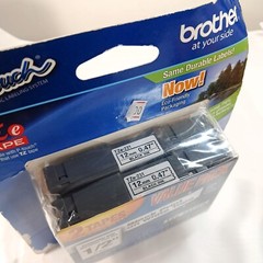 NEW Brother P-touch TZE-2312PK Tape 1/2″ Black on White 2 pk TZE-231 Genuine OEM