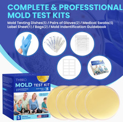 Mold Test Kit for Home Air: DIY Mold Detector with 5 Simple Detection Tests, USA