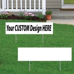 6″x24″ 4mm Corrugated Plastic Blank Yard Sign – Set of 12