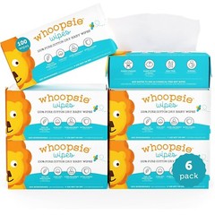 100% Pure Cotton Dry Wipes – 600 Count, Soft & Hypoallergenic for Babies