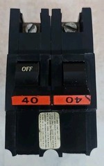 NA240 FEDERAL PACIFIC Circuit Breaker 2 pole 40A SEE PICS