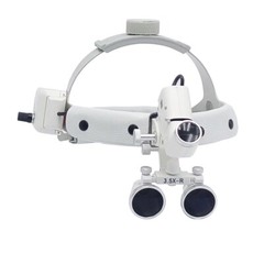 3.5X-R Dental Surgical Headband Binocular Loupes & LED Head Light 5W Headlight
