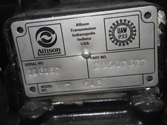 ALLISON MT 643 TRANSMISSION