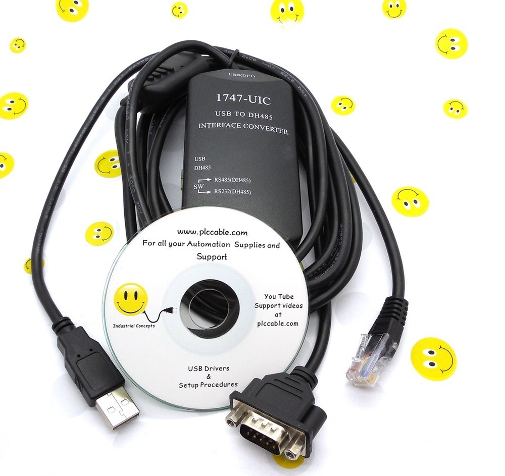 Allen Bradley 1747-UIC – USB to DH485 – USB to 1747-PIC Windows XP-10 LIFETIME