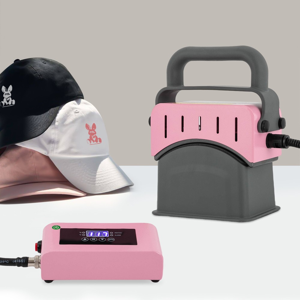 300W T-Shirts Cap Heat Press Machine Electric Hat Heat Press Machine 0-400��F