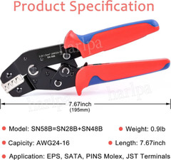 620PCS 2.54mm Crimp Pin Connector Header Jumper Wire Terminal Housing Kit