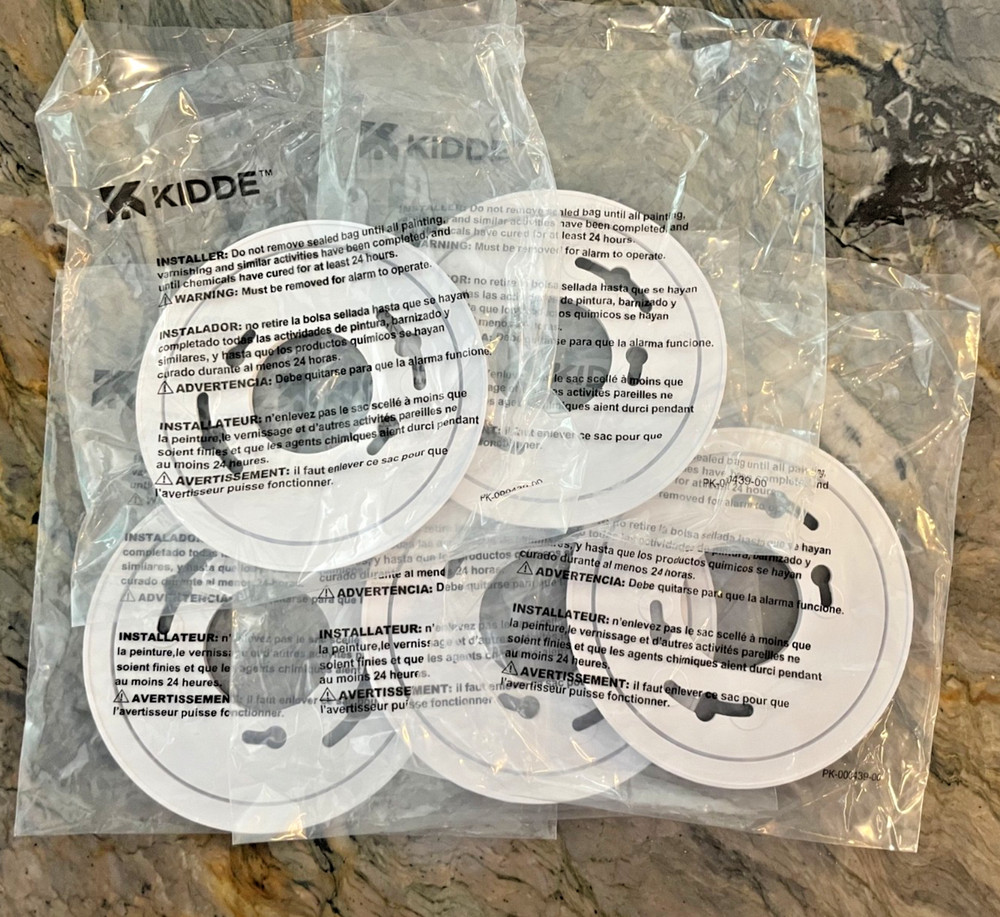5 NEW Ceiling Mounting Plate for Kidde FireX Smoke Alarm/ Co2 Detector 30CUA10-V