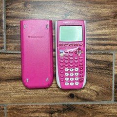 Texas Instruments TI-84 Plus Graphing Calculator Pink silver edition