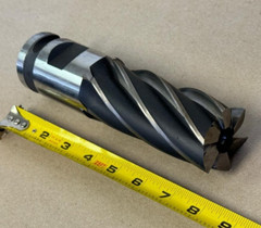 HS END MILL 2X2X4X7-3/4″, 2″ DIA, 4″ LOC, 7-3/4″ OAL, 6 FLUTE