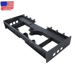 4000lb Heavy-Duty Pallet Fork Frame W Receiver Hitch & Spear Sleeves Skid Steer