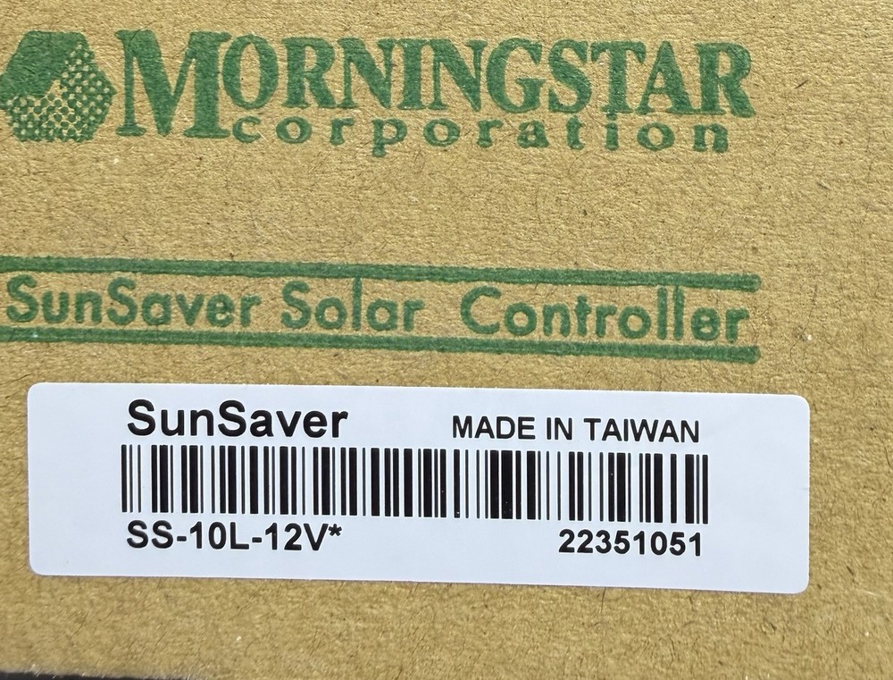 MORNINGSTAR SUNSAVER SOLAR CONTROLLER SS-10L-12V BRAND NEW IN BOX