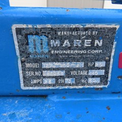 Maren 122-300 30″x 36″x 64″ Horizontal Automatic Compactor Baler 20HP 440V 3Ph