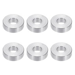 M8 Aluminum Spacer,6 Pcs Metal Spacers Aluminum 8.5mm ID x 20mm OD x 6mm L