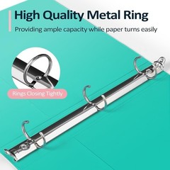 Eco-Friendly Durable 1 Inch 3 Ring Binder School Office Projects Organizing New