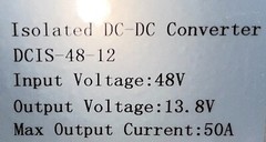 600watt 48VDC to 12VDC-50A DC/DC converter