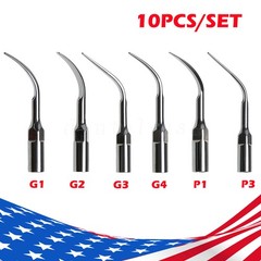 Dental Ultrasonic Piezo Scaler Tips G1,G2,G3,G4,P1,P3 Fit EMS/Woodpecker po