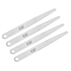 Metric Thickness Feeler Gauge 0.07mm Stainless Steel for Gap Width 4PCS