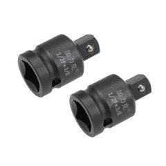 2pcs 1/2″ x 3/8″ Drive Impact Socket Reducer Female to Male Cr-Mo