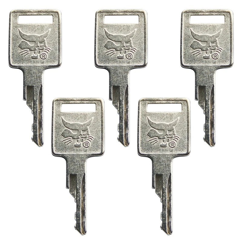 5 pcs Bobcat Skidsteer and Mini Excavator Heavy Equipment Ignition Keys 6693241