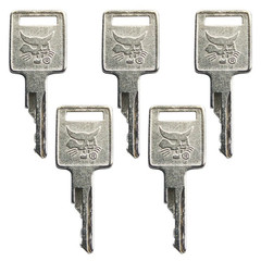 5 pcs Bobcat Skidsteer and Mini Excavator Heavy Equipment Ignition Keys 6693241