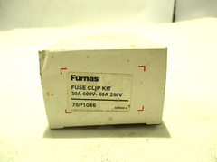 NEW FURNAS 75P1046 FUSE CLIP KIT 30A/AMP 600V 60A/AMP 240V