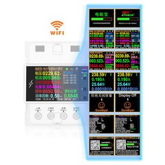 AC110V 220V Smart Life Din Rail WIFI Smart Energy Meter Timer Power 100A 50/60Hz