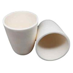5-1000ml Alumina Crucible 99% Alumina Ash Crucible Without Cover for Experiment