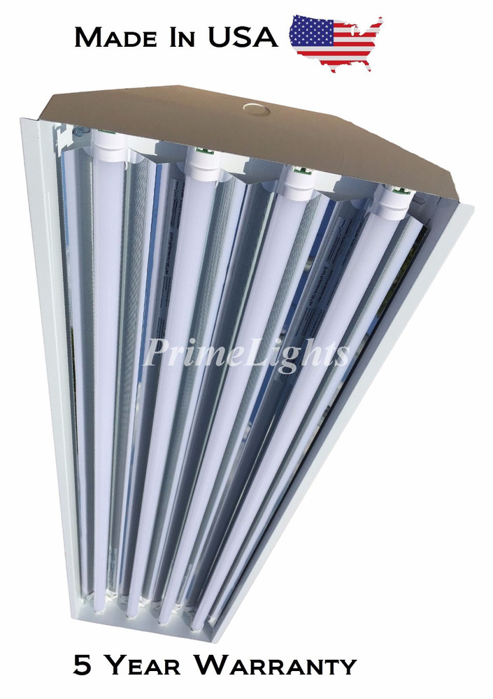 4 Bulb T8 LED High Bay / Low Bay 80Watt – Warehouse, Shop, 5000K Day Light White