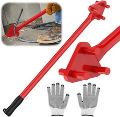 Manual Rebar Bender for 5/8″ Bars – Hand Operated Metal Bending Tool with Revers
