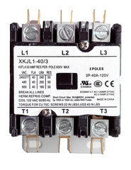 CORALVOLT 3-Pole 40A Definite Purpose HVAC Contactor 24V Coil