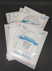 20Packs Dental Orthodontic Stainless Steel Tooth Color Rectangular Arch Wires