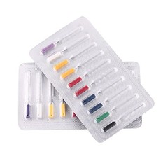 5 Packs Dental Broaches Barbed Endo Needles Files Endo Root Canal 25mm 20-60#