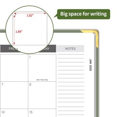 3 Year Monthly Planner 20262028 8.5 x 11 Spiral Bound Notes Pages for School &