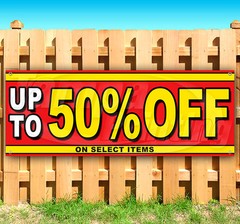 UP TO 50% OFF Advertising Vinyl Banner Flag Sign Many Sizes USA 15″ 18″ 36″ 48″