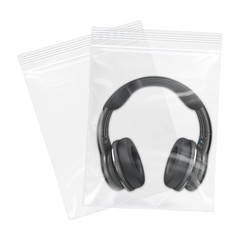 WEPOLY – 13″ x 15″(500 Count) Large Zip Poly Bags – Clear Plastic Reclosable …
