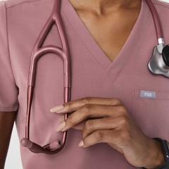 FIGS x Eko Single Head Chestpiece (Diaphragm) Stethoscope, Pink/Mauve