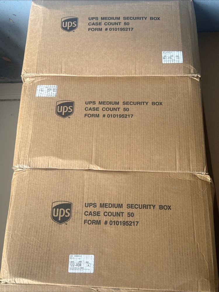 LOT OF 50- 12″ x 10″ x 3″ Corrugated Kraft Mail Shipping Box FREE SHIP Cardboard