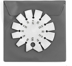 Stainless Steel Bevel Gauge – 15°-120° Knife & Axe Angle Finder | Precision Tool