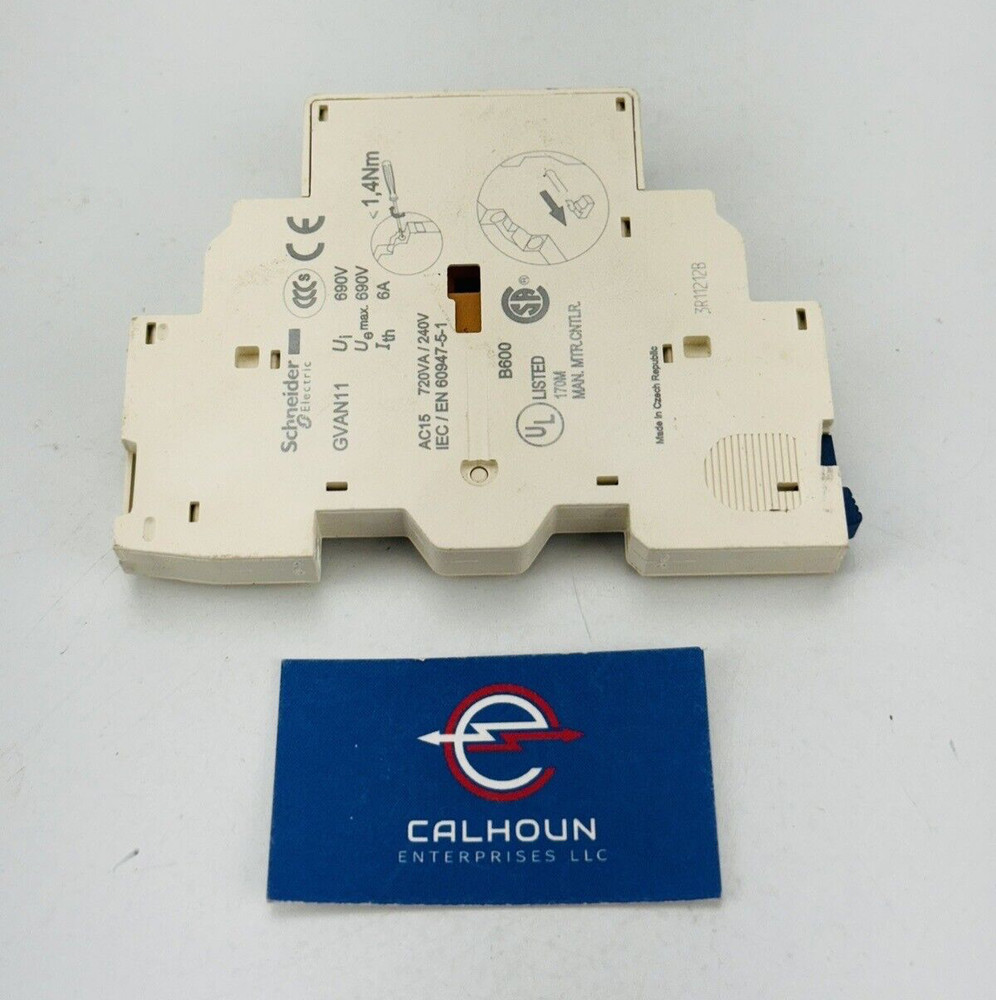 Schneider Electric Auxiliary Contact Block GVAN11 6A 690V *WARRANTY*
