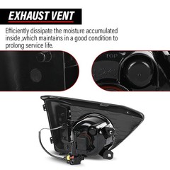 For 2014-2017 Honda Fit Jazz Halogen Front Bumper Driving Fog Lights W/Wiring US