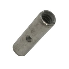 (100) Non-Insulated 16-14 Gauge Uninsulated Butt Splice Connector Wire Terminal