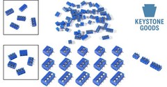 50pcs PCB Screw Terminal Block Set – 2/3/4Pin, 5.08mm Pitch
