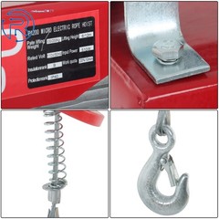 PA200 440lbs / 200kg Mini Electric Hoist 6.6ft/2m Wired Remote Control 110v