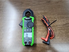 Commercial Electric 400 Amp AC True RMS Digital Clamp Meter with Temperature