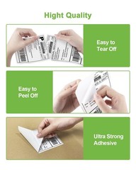 Nelko Genuine 4×6 Direct Thermal Shipping Label 220 Labels/1 Roll, 4×6 Therma…