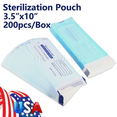 Sterilization Pouches- 3.5 ” x 10 ” Dental Medical Self Seal Pouch Bag 200 Bags