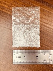 Approx 2” x 1.77” Small Clear Bubble Bag Pouches – LOT 50 per order