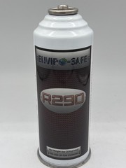 Envirosafe R290, R-290 Refrigerant, 1 can with Brass Charging Gauge
