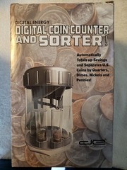 DIGITAL ENERGY DIGITAL COIN COUNTER AND SORTER! NIB